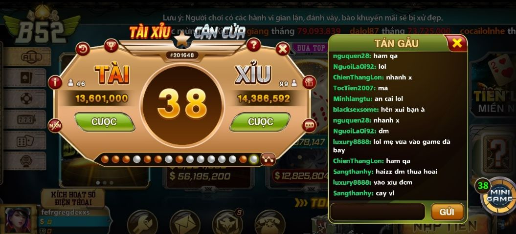 B52 tài xỉu - App đánh tài xỉu đổi thưởng top 1 Việt Nam